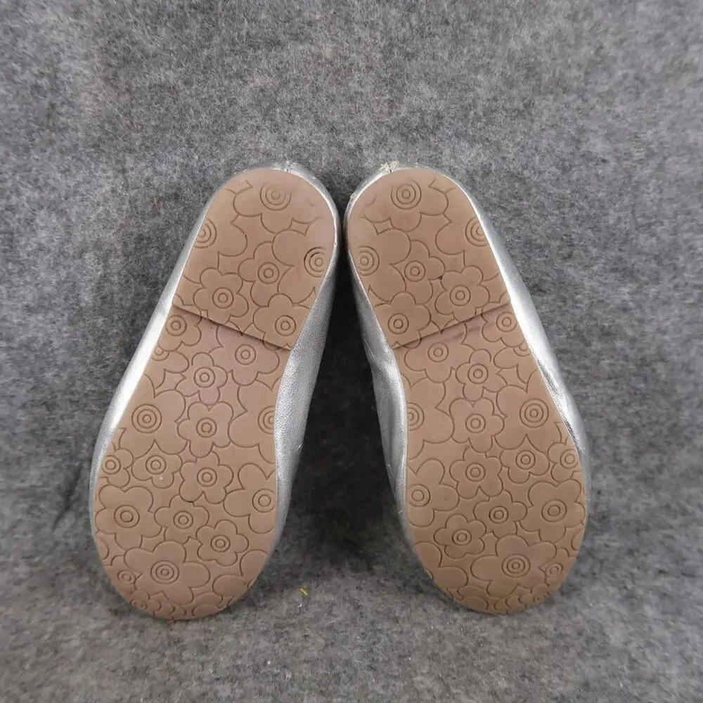 Koala Kids Shoes Toddler 8 Ballet Flats Elastic Strap Metallic Embellished Toe